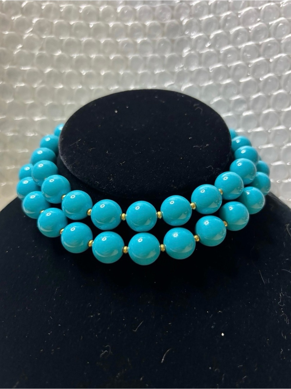 Vintage Marvella Acrylic Beaded Necklace